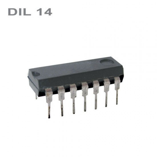 CMOS 4093 DIL14 IO