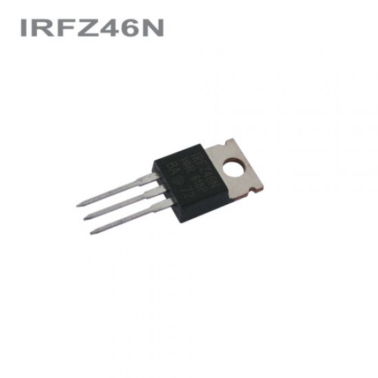 IRFZ46N MOS-FET 55V, 53A, 120W (TO-220AB) IRFZ46N MOS-FET 55V, 53A, 120W (TO-220AB)