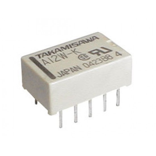 Relé 5V 0.5A/125VAC 2x přep. A5W-K Relé 5V 0.5A/125VAC 2x přep. A5W-K
