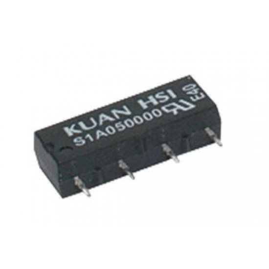 Relé 12V 0.5A 100VDC 1x spín. S1A12 Relé 12V 0.5A 100VDC 1x spín. S1A12