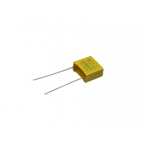 Kondenzátor fóliový 100nF, 310V, ±10%, rm. 10mm (pro odrušení blikání LED) Kondenzátor fóliový 100nF, 310V, ±10%, rm. 10mm (pro odrušení blikání LED)