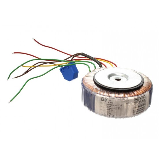 Transformátor toroidní 164VA 25/0/25V - 3A, 12V - 1.2A (115/50) vhodný pre Stavebnica PT002B/5 Transformátor toroidní 164VA 25/0/25V - 3A, 12V - 1.2A (115/50) vhodný pre Stavebnica PT002B/5