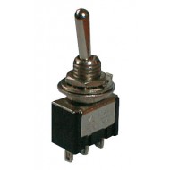 Prepínač páčkový 3pol. 3pin ON-OFF-ON Prepínač páčkový 3pol. 3pin ON-OFF-ON