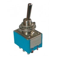 Prepínač páčkový 2pol. 9pin ON-ON 12V Prepínač páčkový 2pol. 9pin ON-ON 12V