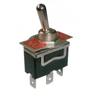 Prepínač páčkový 2pol./3pin ON-ON 250V/10A Prepínač páčkový 2pol./3pin ON-ON 250V/10A