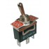 Prepínač páčkový 3pol. 3pin ON-OFF-ON 250V 10A