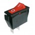 Prepínač kolískový 2pol. 2pin ON-OFF 250V 15A červený