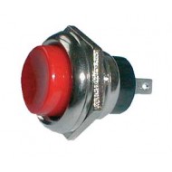Prepínač tlačidlo guľ. OFF- (ON) veľký červený