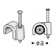 Príchytka káblová KO 9 9mm biela Príchytka káblová KO 9 9mm biela