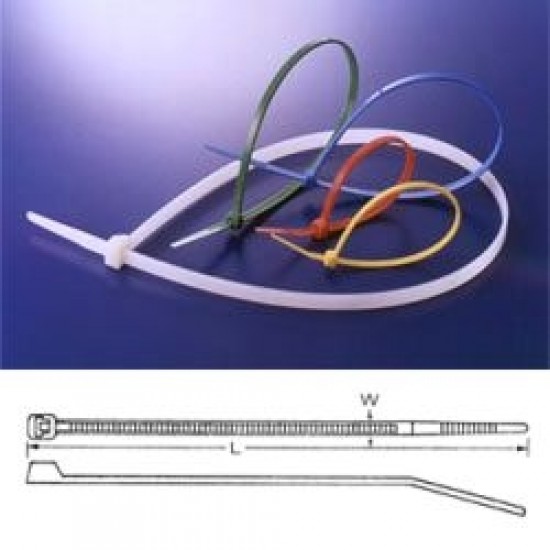 Pásik sťahovací standard 100x2.5mm prírodný *