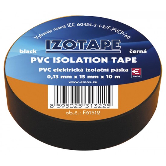 Izolačná páska PVC 15 10m čierna