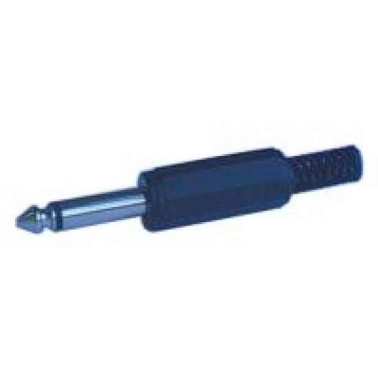 Konektor Jack 6.3 mono plast Konektor Jack 6.3 mono plast