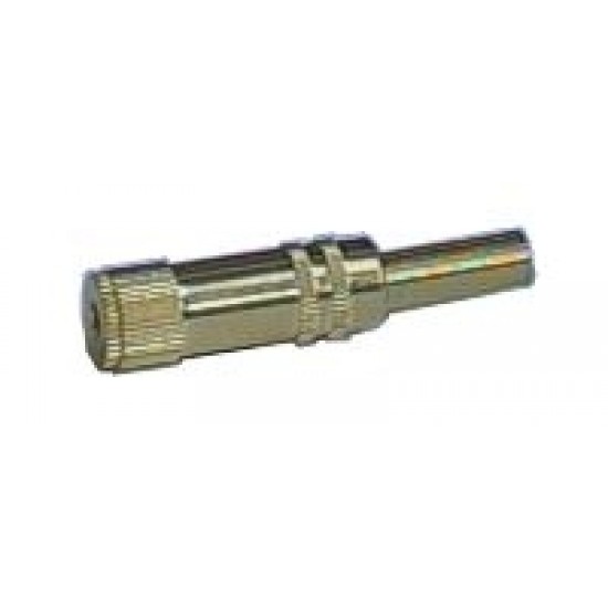 Zdierka 3.5 stereo kábel kov zlatá