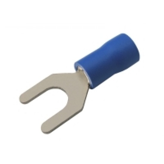 Vidlička 5.3mm, vodič 1.5-2.5mm modrá