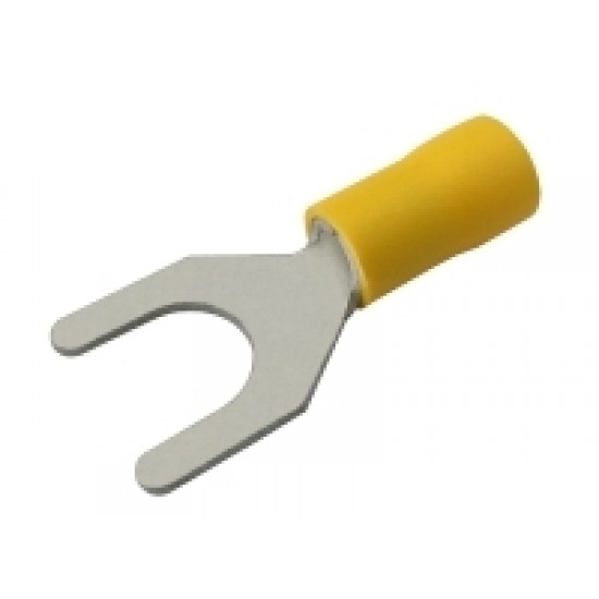 Vidlička 8.4mm, vodič 4.0-6.0mm žltá Vidlička 8.4mm, vodič 4.0-6.0mm žltá