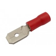 Konektor faston 6.3mm, vodič 0.5-1.5mm červený Konektor faston 6.3mm, vodič 0.5-1.5mm červený