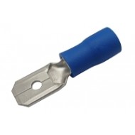 Konektor faston 6.3mm, vodič 1.5-2.5mm modrý Konektor faston 6.3mm, vodič 1.5-2.5mm modrý