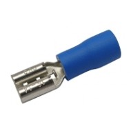 Zdierka faston 4.8mm, vodič 1.5-2.5mm modrá Zdierka faston 4.8mm, vodič 1.5-2.5mm modrá