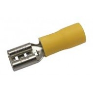 Zdierka faston 6.3mm, vodič 4.0-6.0mm žltá Zdierka faston 6.3mm, vodič 4.0-6.0mm žltá
