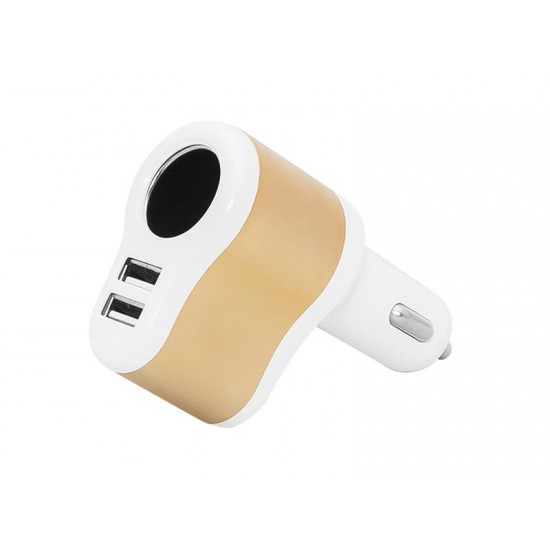 Autoadaptér 12/24V, 2x USB 2.1A Autoadaptér 12/24V, 2x USB 2.1A