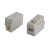 Svorka 2v1 Wago, 224-112, 0,5/1 - 2,5 mm2, 3pólová, biela Svorka 2v1 Wago, 224-112, 0,5/1 - 2,5 mm2, 3pólová, biela