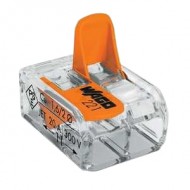 Svorka Wago 221-412, 2x0,08-2,5(4) mm s páčkou, bezskrutková Svorka Wago 221-412, 2x0,08-2,5(4) mm s páčkou, bezskrutková