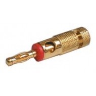 Banánik kov zlatý + svorka červený Banánik kov zlatý + svorka červený