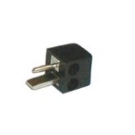 Konektor repro skrutkovací priamy černý