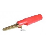 Krokosvorka izolovaná na banánik červená Krokosvorka izolovaná na banánik červená