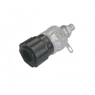 Zdierka banánik panel veľká čierna IV Zdierka banánik panel veľká čierna IV