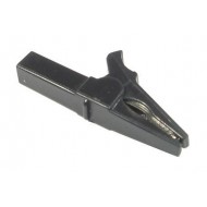 Krokosvorka pre banánik izolovaná, čierna, l55mm Krokosvorka pre banánik izolovaná, čierna, l55mm