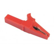 Krokosvorka pre banánik izolovaná, červená, l55mm Krokosvorka pre banánik izolovaná, červená, l55mm