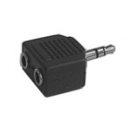 Redukcia Jack 3.5 stereo 2x3.5 stereo zdierka