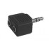 Redukcia Jack 3.5 stereo 2x3.5 stereo zdierka