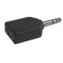 Redukcia Jack 6.3 stereo/ 2x6.3 stereo zdierka