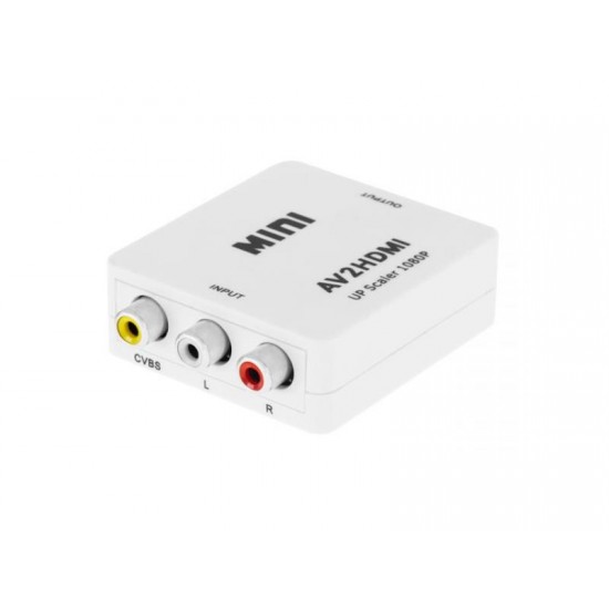HDMI převodník 3x RCA zásuvka - HDMI výstup HDMI převodník 3x RCA zásuvka - HDMI výstup