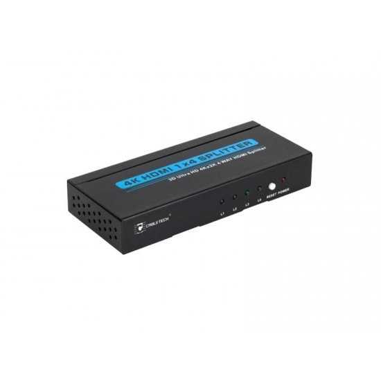 Rozbočovač CABLETECH HDMI splitter 1 - 4 port