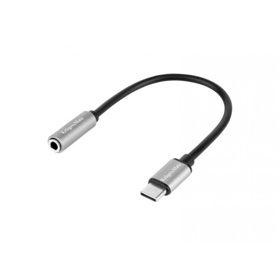 Adaptér USB-C na JACK 3,5mm (pre počúvanie hudby) KRUGER and MATZ Basic