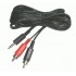 Kábel Jack 3.5 stereo - 2 x CINCH konektor 5m