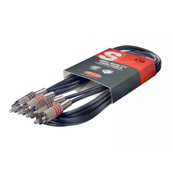 Kábel STAGG 2xCINCH konektor/2xCINCH konektor 6m