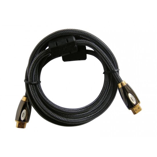 Kábel HDMI - HDMI 3m HQ (gold,ethernet,filter) 4K