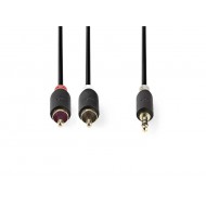 Kábel NEDIS JACK 3.5 stereo/2xCINCH 2m Kábel NEDIS JACK 3.5 stereo/2xCINCH 2m