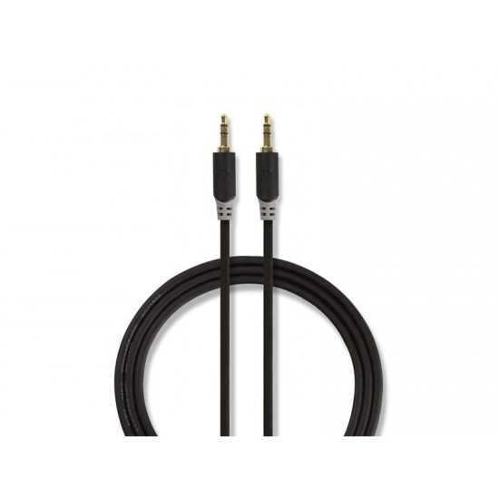 Kabel 1x JACK 3.5 mm konektor - 1x JACK 3.5 mm konektor 1m NEDIS