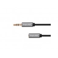 Kábel KRUGER and MATZ JACK 3.5 konektor/JACK 3.5 zdierka 3m Kábel KRUGER and MATZ JACK 3.5 konektor/JACK 3.5 zdierka 3m