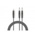 Kábel NEDIS JACK 3.5 konektor/2xJACK 6.35 konektor 1,5m