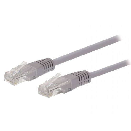Kábel UTP 1x RJ45 - 1x RJ45 Cat5e 2m GREY VALUELINE VLCT85000E20 Kábel UTP 1x RJ45 - 1x RJ45 Cat5e 2m GREY VALUELINE VLCT85000E20