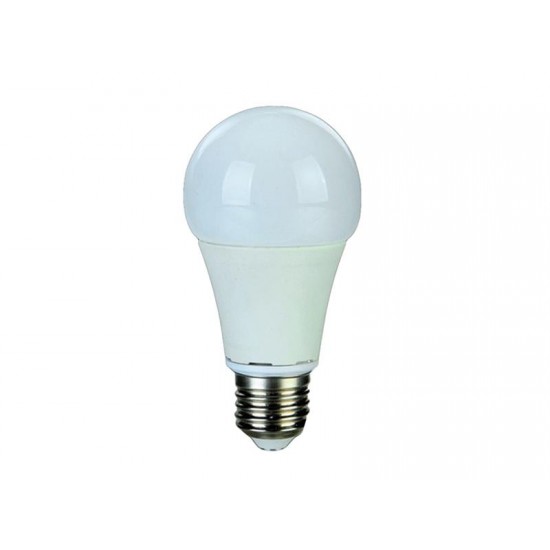 LED žiarovka, klasický tvar, 7W, E27, 3000K, 270°, 520lm