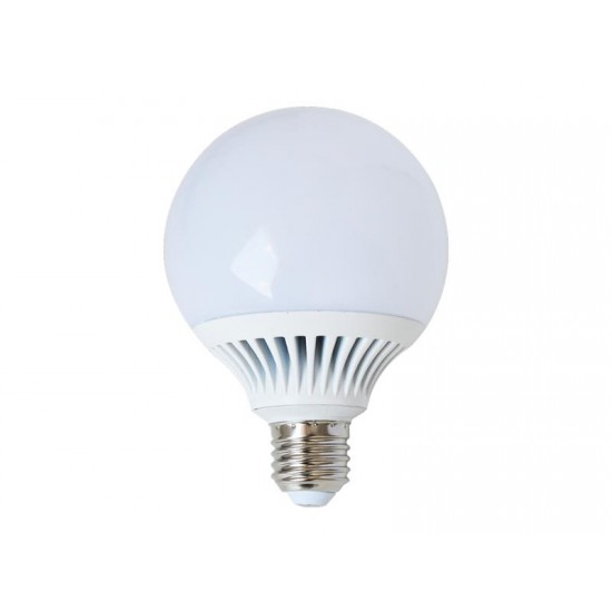 LED žiarovka G95 E27/230V 12W (Al) - biela teplá (záruka 3 roky)