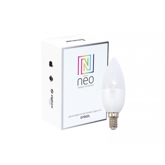 Múdra žiarovka LED E14 5W biela teplá IMMAX NEO SMART ZIGBEE 3.0