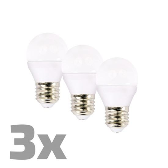 Žiarovka LED E27 6W miniGLOBE biela teplá ECOLUX SOLIGHT WZ432-3 3ks Žiarovka LED E27 6W miniGLOBE biela teplá ECOLUX SOLIGHT WZ432-3 3ks